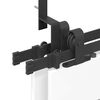 vidaXL Kit de herrajes para puertas correderas acero negro 200 cm