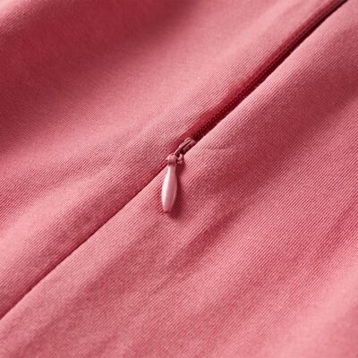Vestido infantil de manga larga rosa 92