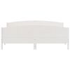vidaXL Estructura de cama sin colchón madera maciza blanca 200x200 cm
