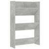 vidaXL Zapatero de pared madera contrachapada gris hormig&oacute;n 60x18x90cm