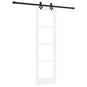 vidaXL Puerta Corredera ORKDAL y Negro 61 x 198,5 cm