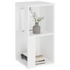 vidaXL Armario esquinero madera contrachapada blanco 33x33x67cm