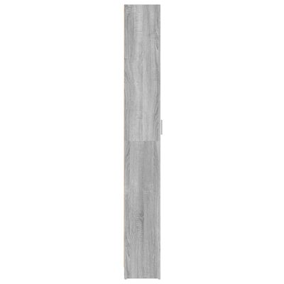 vidaXL Armario de pasillo madera contrachapada gris Sonoma 55x25x189cm