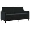 vidaXL Sof&aacute; con almacenamiento Negro 172 x 78 x 87 cm Poli&eacute;ster