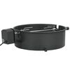 vidaXL Kit de anillo asador de barbacoa negro 47 cm