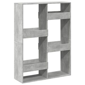 vidaXL Estanter&iacute;a de madera de ingenier&iacute;a gris hormig&oacute;n 100x33x135 cm