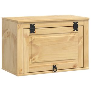 vidaXL Armario SKI Marr&oacute;n Miel 60 x 32 x 40 cm Madera de pino macizo