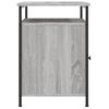 vidaXL Mesitas de noche 2 uds madera contrachapada gris 40x42x60 cm