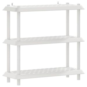vidaXL Estanter&iacute;a 3 niveles 100 x 40 x 96 cm PP Blanco