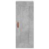 vidaXL Aparador de madera contrachapada gris hormig&oacute;n 34,5x34x180 cm