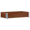 vidaXL Collar de palet madera maciza de pino marr&oacute;n 100x50 cm
