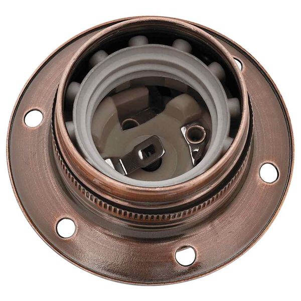 vidaXL Portal&aacute;mparas 2 uds bronce rojo E27