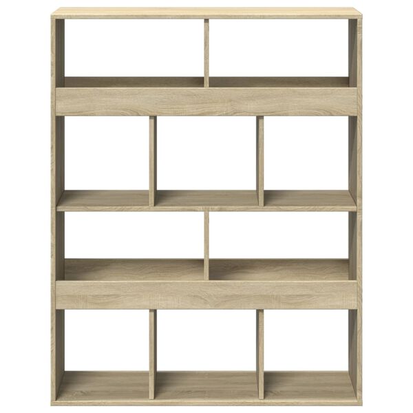 vidaXL Estantería de madera de ingeniería roble Sonoma 100x33x125,5 cm