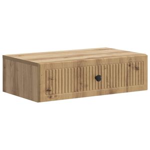 vidaXL Mesa Lateral Montada en la Pared 59 x 34,5 x 17 cm