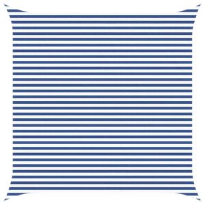 vidaXL Toldo Vela de Sombra Azul y Blanco 4,5 x 4,5 m