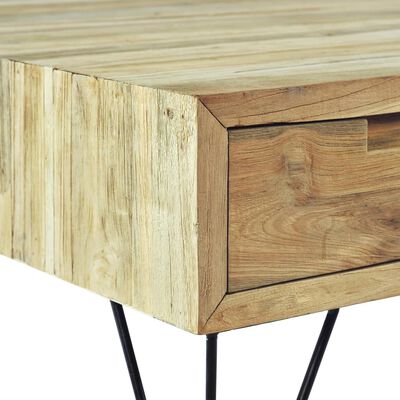 vidaXL Mueble para la TV 120x35x35 cm de madera maciza de teca