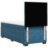 vidaXL Cama box spring con colch&oacute;n terciopelo azul 90x190 cm