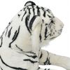vidaXL Tigre de peluche blanco XXL