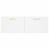 vidaXL Armario de pared madera de ingenier&iacute;a blanco 100x36,5x35 cm