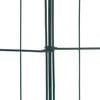 vidaXL Juego de Cercas para Estanque 5 pcs Verde 100 x 50 cm Acero