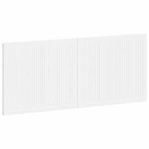 vidaXL Cabecero montada en la pared EDE Blanco Madera de ingenier&iacute;a