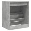 vidaXL Mueble zapatero madera contrachapada gris hormigón 70x36x60 cm