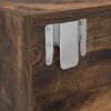 vidaXL Gabinete de TV con caj&oacute;n Roble ahumado 100 x 31 x 25.5 cm