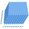 vidaXL Tapete para piscina 50 uds. Azul 18 m&sup2; Espuma EVA