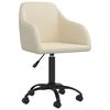 vidaXL Sillas de comedor giratorias 6 unidades terciopelo crema