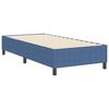 vidaXL Cama de plataforma Azul 90 x 190 cm Tela de Pana