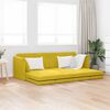 vidaXL Sof&aacute;-cama de piso 200cm Amarillo Terciopelo
