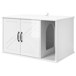 vidaXL Casa para Gatos Brillante 85 x 55 x 50,5 cm