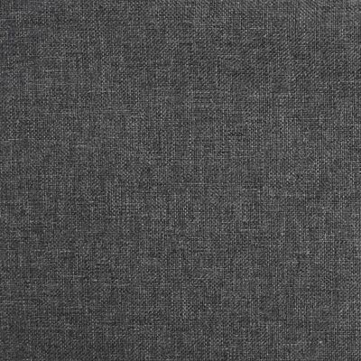 vidaXL Silla reclinable de tela gris oscuro
