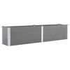 vidaXL Arriate de WPC gris 250x50x54 cm
