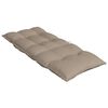 vidaXL Cojines de silla con respaldo alto 2 uds tela Oxford gris taupe