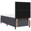 vidaXL Cama tipo Box Spring Gris Oscuro y 100 x 200 cm Tela de Pana