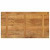 vidaXL Tablero de mesa rectangular madera maciza mango 120x70x3,8 cm