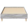 vidaXL Estructura de cama Gris sonoma 90 x 200 cm Madera contrachapada