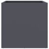 vidaXL Jardineras 2 unidades acero gris antracita 42x40x39 cm