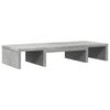 vidaXL Soporte de pantalla ajustable madera gris hormig&oacute;n 60x24x10,5cm