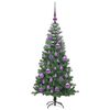 vidaXL &Aacute;rbol de Navidad con 150 LED con soporte Verde 120 cm PVC