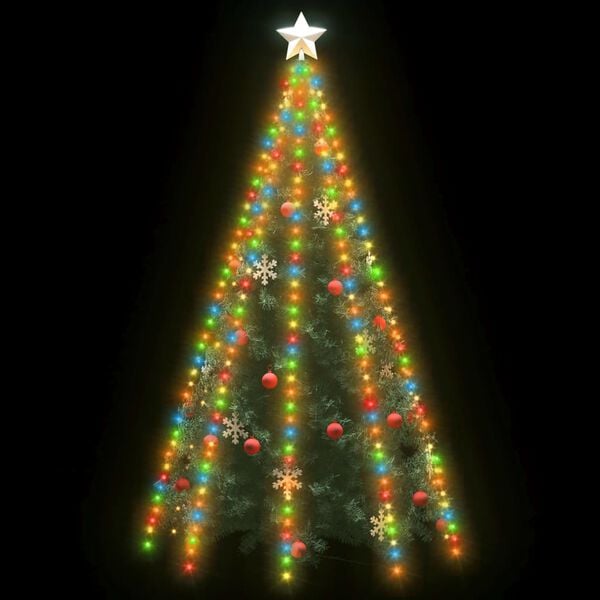 vidaXL Red de luces de &aacute;rbol de Navidad 400 LEDs de colores400 cm