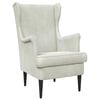 vidaXL Sill&oacute;n Crema Terciopelo