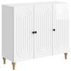 vidaXL Aparador Brillante 89 x 34,5 x 80 cm Madera de Ingenier&iacute;a
