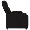 vidaXL Sill&oacute;n reclinable de tela negra
