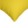 vidaXL Cojines de sofá 2 pcs Amarillo Claro 50 x 50 cm tela