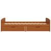 vidaXL Estructura cama sin colchón madera pino marrón miel 90x200 cm