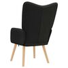 vidaXL sill&oacute;n Negro 62 x 67 x 95,5 cm Tela Sherpa