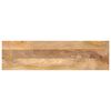 vidaXL Tablero de mesa rectangular madera maciza mango 100x20x2,5 cm