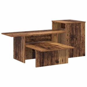 vidaXL Mesa Consola Madera vieja 91,5 x 35 x 38,5 cm